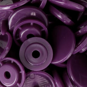 BabySnap type KAM snap buttons 12,4 mm Plum x30