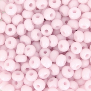 Preciosa Seed Beads 6/0 4 mm - Opaque Light Pink x 20 g