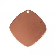 Copper pendant base for enamel powder Efcolor 33 mm x1