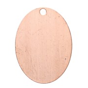 Copper pendant base for enamel powder Efcolor 19x14  mm x1|raw }}