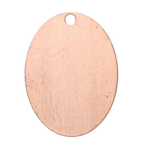 Copper pendant base for enamel powder Efcolor 19x14 mm x1