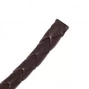 Braided leather cord