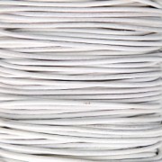 Genuine leather cord 1.5 mm White x 100 cm
