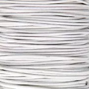Genuine leather cord 1.5 mm White x 100 cm