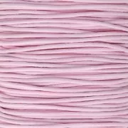 Genuine leather cord 1.5 mm Light Pink x 100 cm