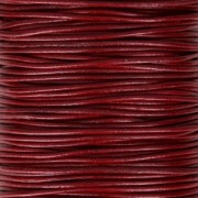 Genuine leather cord 1.5 mm Bordeaux x 100 cm|raw }}