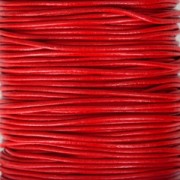 Genuine leather cord 1.5 mm Red x 100 cm
