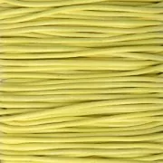 Genuine leather cord 1.5 mm Yellow x 100 cm