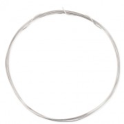 925 Sterling Silver Half-hard round Wire 1.2 mm x 1m