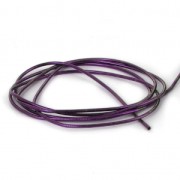 Smooth french wire/purls for embroidery - or embroidery jewels 1 mm Violet x5g