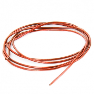 Smooth french wire/purls for embroidery - or embroidery jewels 1 mm Dark Orange 