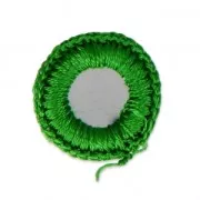 Shisha mirrors to sew 18 mm for customisation Green x10