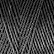 Linhasita waxed thread spool for micro macramé 0.75 mm - Dark Grey (665) x228m