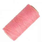 Linhasita waxed thread spool for micro macramé 0.75 mm - Salmon (324) x228m