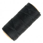 Linhasita waxed thread spool for micro macramé 0.75 mm - Charcoal Grey (691) x228m|raw }}
