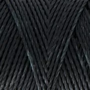 Linhasita waxed thread spool for micro macramé 0.75 mm - Charcoal Grey (691) x228m
