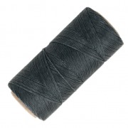 Linhasita waxed thread spool for micro macramé 0.75 mm - Anthracite (209) x228m