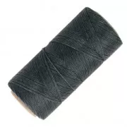 Linhasita waxed thread spool for micro macramé 0.75 mm - Anthracite (209) x228m
