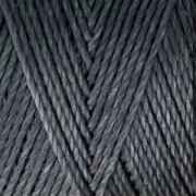 Linhasita waxed thread spool for micro macramé 0.75 mm - Anthracite (209) x228m