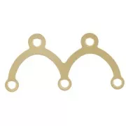 Double Spacers 17x8,5 mm Gold Tone x10