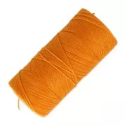 Linhasita waxed thread spool for micro macramé 1 mm - Light Topaz (38) x168m