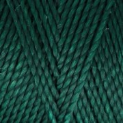 Linhasita waxed thread spool for micro macramé 1 mm - Emerald (386) x168m
