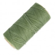 Linhasita waxed thread spool for micro macramé 1 mm - Military Green (90) x168m|raw }}