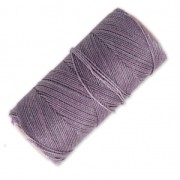 Linhasita waxed thread spool for micro macramé 1 mm - Mauve (232) x168m