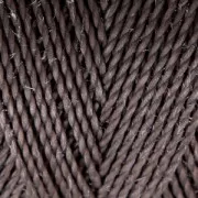 Linhasita waxed thread spool for micro macramé 1 mm - Chestnut (207) x168m