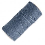Linhasita waxed thread spool for micro macramé 1 mm - Jeans (384) x168m|raw }}