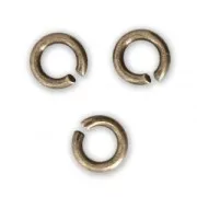 5x1mm Open Jump Rings - Made in Europe - Bronze Tone x50