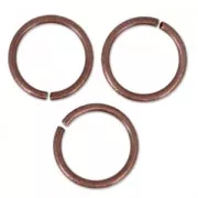 12x1.15mm Open Jump Rings - Copper Tone x20