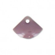 Epoxy resin fan-shaped sequin 7x10 mm Lilac x6
