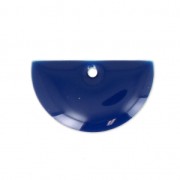Epoxy resin half circle-shaped sequin 9.5x16 mm Night Blue x6|raw }}