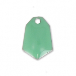 Epoxy resin diamond-shaped sequin 9x13 mm Mint x6