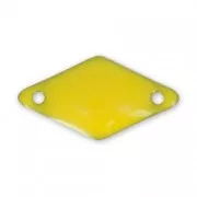 Epoxy resin diamond-shaped spacer 17x9 mm Yellow x6