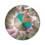 PureCrystal 1088 Round Stone 6 mm Crystal Army Green DeLite x1