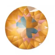 PureCrystal 1088 Round Stone 8 mm Crystal Ochre DeLite x1