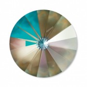 PureCrystal 1122 Rivoli Cabochon 12 mm Crystal Army Green DeLite x1|raw }}