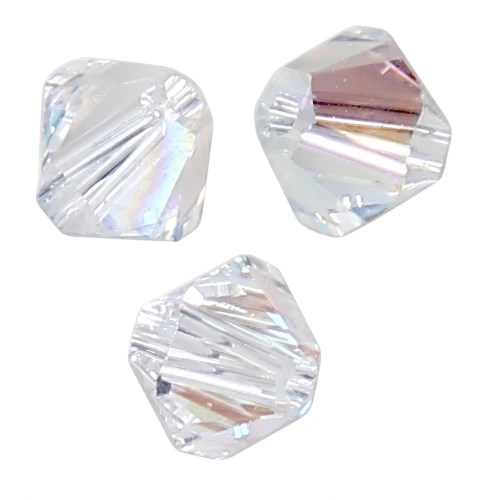 PureCrystal 5328 Crystal Bicones 3 mm Crystal Shimmer x50