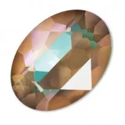 PureCrystal 4120 Oval Fancy Stone 18x13 mm Crystal Cappuccino DeLite x1