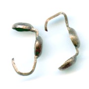 4mm Clamshell bead - Bronze tone x24