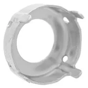 925 Sterling Silver cabochon setting 1122 Rivoli round-shaped 12