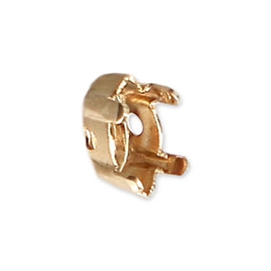 PureCrystal Navette cabochon setting 4228 6x3 mm Gold Tone x1