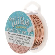 Craft Wire flexible copper wire 0.81 mm Natural x 9.14 m
