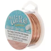 Craft Wire flexible copper wire 0.81 mm Natural x 9.14 m