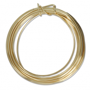 Craft Wire flexible copper wire 1.29 mm Gold Tone x 4.57 m