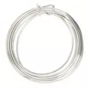 Craft Wire flexible copper wire 1.29 mm Silver Tone x 4.57 m