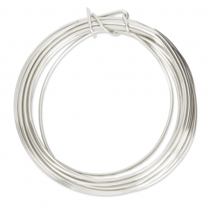 Craft Wire flexible copper wire 1.29 mm Silver Tone x 4.57 m