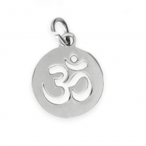 Stainless steel Ohm charm 12 mm x1